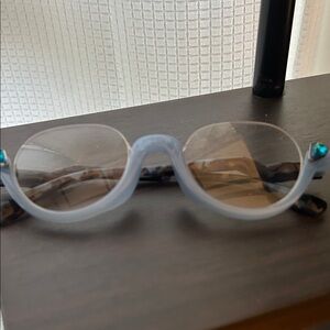 Stylish Kids' Blue and Brown Sunglasses